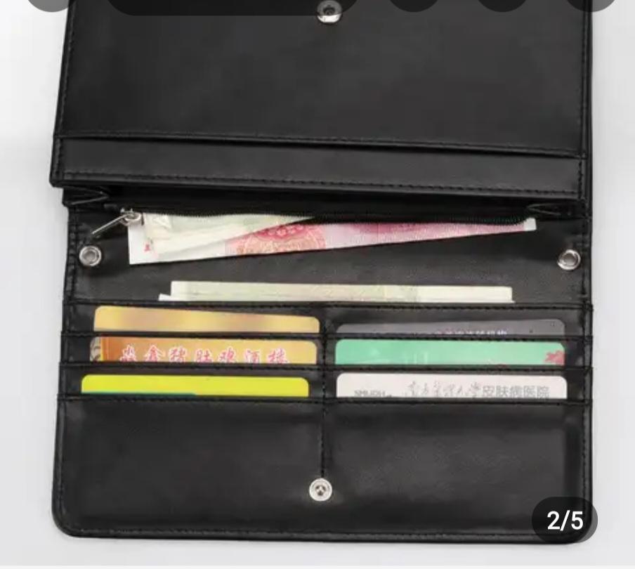 Porte-feuille allongé